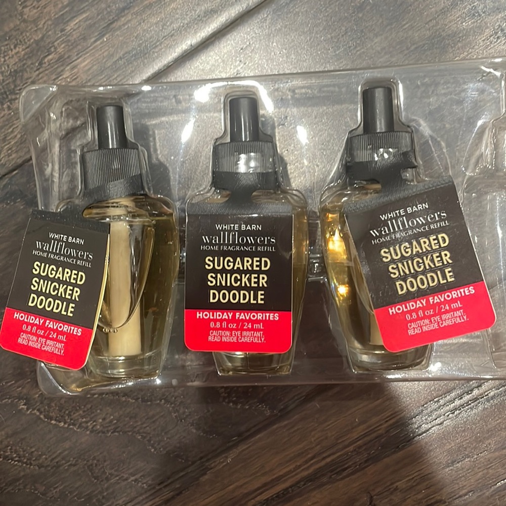 Bath and body works Wildflowers refills new sugar snicker doodle